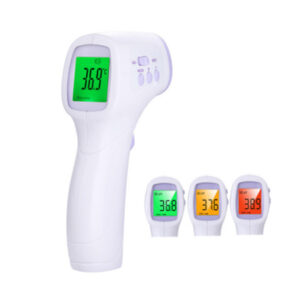 Termometru digital cu infrarosu TD4 non-contact, multifunctional, display in 3 culori