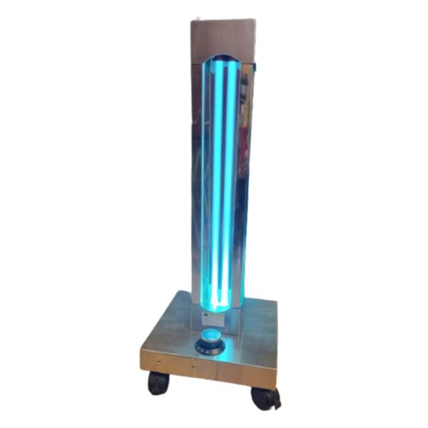 Lampa UV-C germicida profesionala cu telecomanda, temporizator, functie delay, cadru otel, 100W