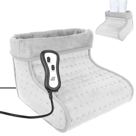 Dispozitiv de masaj picioare cu functie incalzire, telecomanda, termostat, interior imblanit
