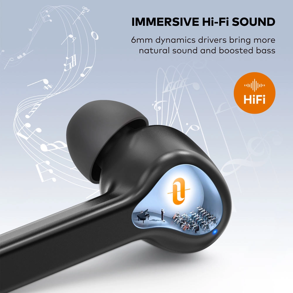 Casti audio In Ear Taotronics TT BH1001 True Wireless Bluetooth 5.0 TWS USB C 3