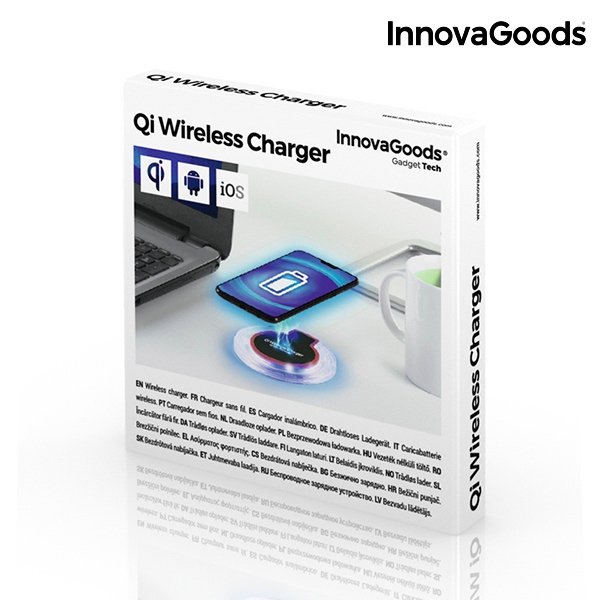 Incarcator fara fir pentru smartphone-uri Qi InnovaGoods Gadget Tech