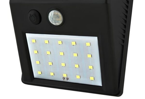 Lampa solara 20 LED-uri, senzor de miscare, senzor lumina