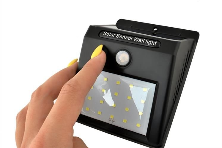 Lampa solara 20 LED uri senzor de miscare senzor lumina 4