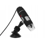 Microscop digital portabil 1600X, USB, foto-video, 8 LED-uri, luminozitate reglabila