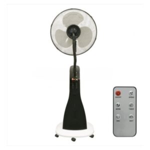 Ventilator cu umidificare Home 90 W, cu oscilare, Telecomanda, Ecran LED, 3 moduri, diametru 40 cm