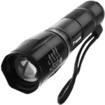 Lanterna LED Trizard XPE cu Functie UV, 5W, 700 lm, zoom x2000, Waterproof, Aluminiu, Alimentare Baterii sau Acumulator, negru