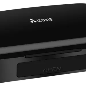Casti Wireless In-ear Izoxis cu Ecran LCD si Powerbank, negre