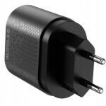Incarcator Izoxis 4 porturi USB, Fast Charge 3.1A, Cablu Lightning, USB-C si microUSB - negru