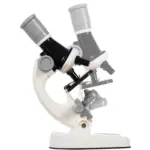 Microscop educational digital pentru copii Kruzzel cu marire 1200X, iluminare LED, accesorii incluse, 22 x 12.5 x 8 cm